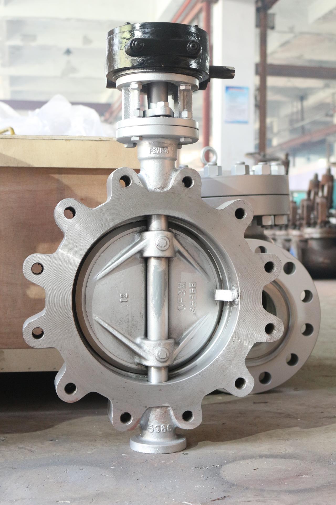 API Flanged Butterfly Valve Class 150 12 In WCB 