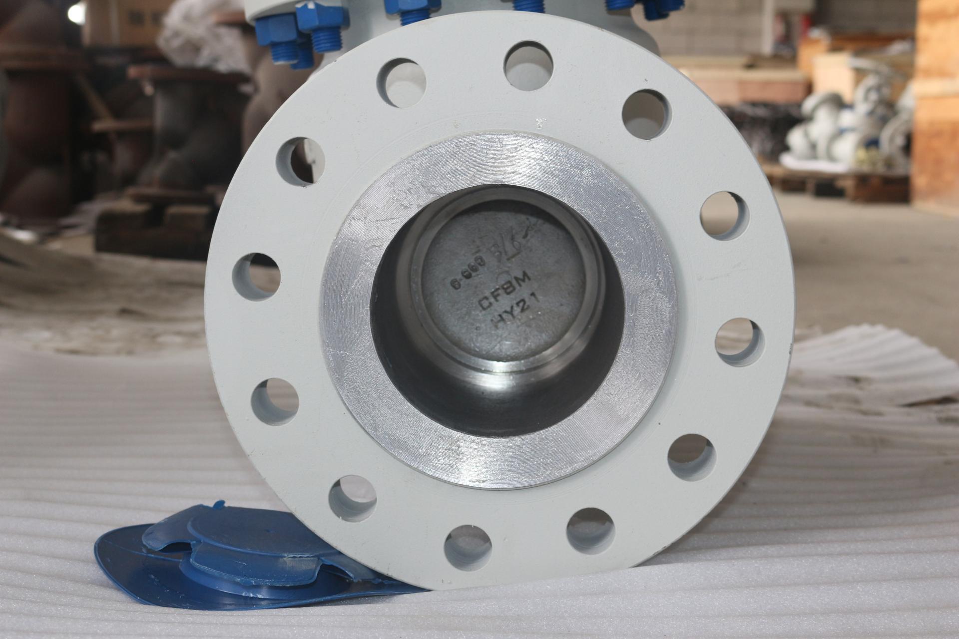 API Check Valve: WCB Material, Class 600, 6In Flanged with Anti-Corrosion Bolts 