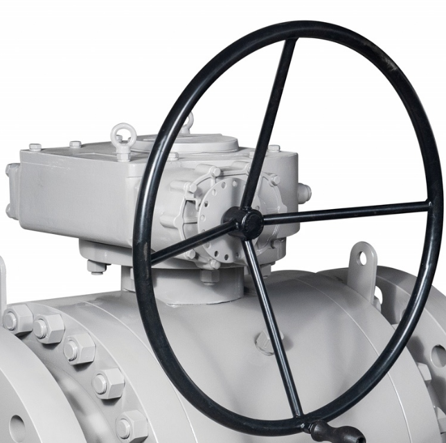 API 6D Flanged Trunnion Mounted Ball Valve 600LB 16In A105 